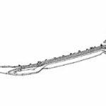 RX 2020-2022 უკანა ბამპერის დანამარის შუა ნაწილი