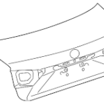 ES 2013-2018 საბარგული უკანა ( ბაგაჟნიკი )