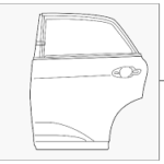 ES 2013-2018 წინა კარი, მარჯვენა