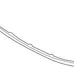 ES 2019 F SPORT ცხაურის ზედა მოლდინგი (მუქი)