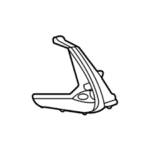 NX 2022 წინა სანისლე ფარის ხუფი, ერთი ნახვრეტით, მარცხენა