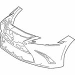 ES 2019 წინა ბამპერი (ცარიელი), ტაივანი