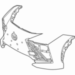 RZ წინა ბამპერი (ორიგინალი)